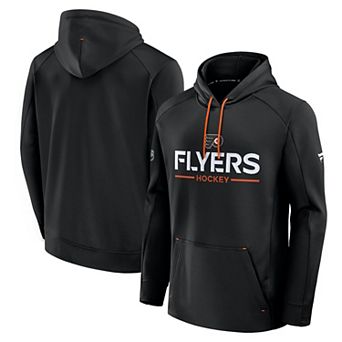 Men's Fanatics Black Philadelphia Flyers Authentic Pro Rink Hoodie