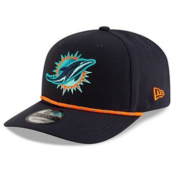 Men's New Era Pitch Blue Miami Dolphins 2025 Rivalries Collection Sideline 9SEVENTY Adjustable Hat