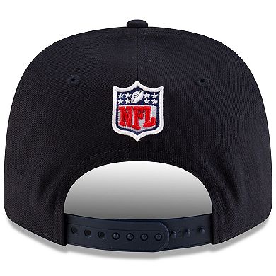 Men's New Era Pitch Blue Miami Dolphins 2025 Rivalries Collection Sideline 9SEVENTY Adjustable Hat