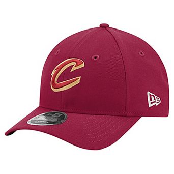 Men's New Era Wine Cleveland Cavaliers 9FORTY Stock M-Crown Adjustable Hat