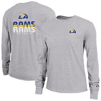 Women's Champion Heather Gray Los Angeles Rams Core Long-Sleeve T-Shirt