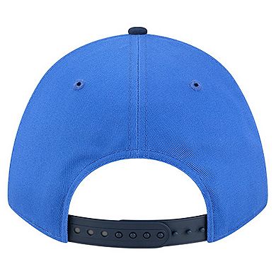 Men's New Era Blue Dallas Mavericks Bold Arch COOLERA 9FORTY A-Frame M-Crown Adjustable Hat