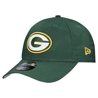 Men's New Era Green Green Bay Packers Tonal Camo 39THIRTY Stretch Fit Hat