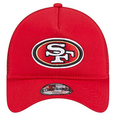 Preschool New Era Scarlet San Francisco 49ers Main A-Frame 9FORTY Adjustable Hat