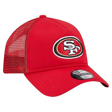 Preschool New Era Scarlet San Francisco 49ers Main A-Frame 9FORTY Adjustable Hat