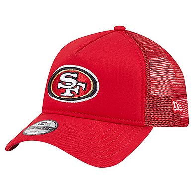 Preschool New Era Scarlet San Francisco 49ers Main A-Frame 9FORTY Adjustable Hat