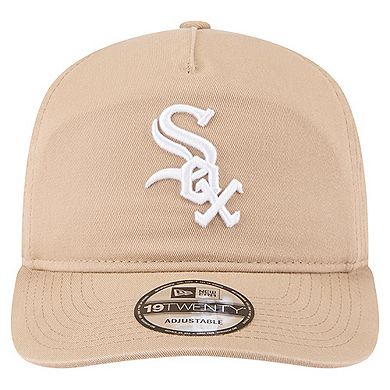 Men's New Era Light Beige Chicago White Sox Cam 19TWENTY Adjustable Hat