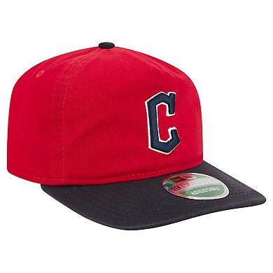 Men's New Era Red Cleveland Guardians Team 19TWENTY Adjustable Hat
