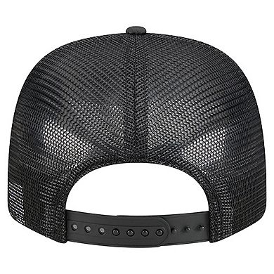 Men's New Era Black Phoenix Suns Quilted 9SEVENTY Trucker Adjustable Hat