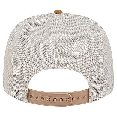 Men's New Era Stone Atlanta Braves 9SEVENTY Trucker Adjustable Hat