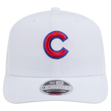 Men's New Era White Chicago Cubs COOLERA 9SEVENTY Adjustable Hat