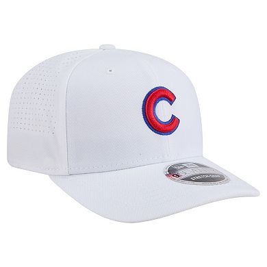 Men's New Era White Chicago Cubs COOLERA 9SEVENTY Adjustable Hat