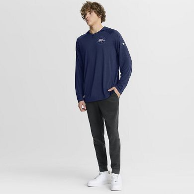 Men's Fanatics Navy Washington Capitals Authentic Pro Rink Raglan Hoodie