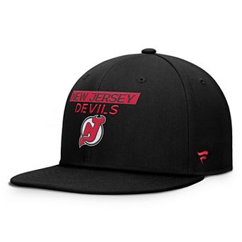 Men's Fanatics Black New Jersey Devils Authentic Pro Rink Prime Snapback Hat