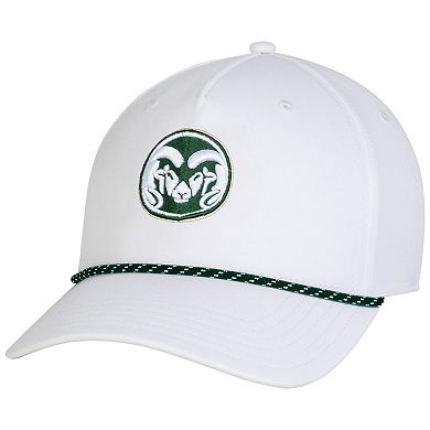 Men's Under Armour White Colorado State Rams Sideline Drive Rope Adjustable Hat