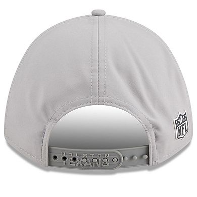 Men's New Era Gray Houston Texans 2025 Sideline M-Crown 9FORTY Adjustable Hat