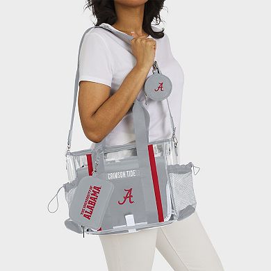 WEAR by Erin Andrews Alabama Crimson Tide Clear Stadium Baby Bag