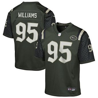 Youth Nike Quinnen Williams Gotham Green New York Jets 2025 Rivalries Collection Game Jersey