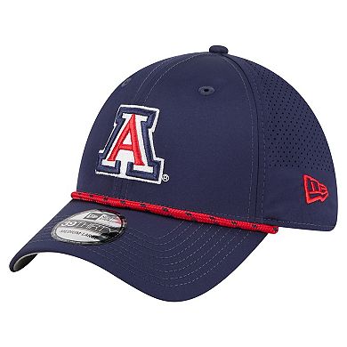 Men's New Era Navy Arizona Wildcats Rope 39THIRTY Flex Hat