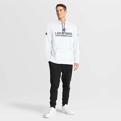 Men's Fanatics White Tampa Bay Lightning Authentic Pro Rink Hoodie