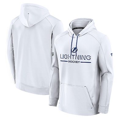 Men's Fanatics White Tampa Bay Lightning Authentic Pro Rink Hoodie