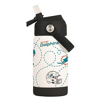 Logo Brands Miami Dolphins 12oz. Mascot Bottle