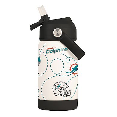Logo Brands Miami Dolphins 12oz. Mascot Bottle