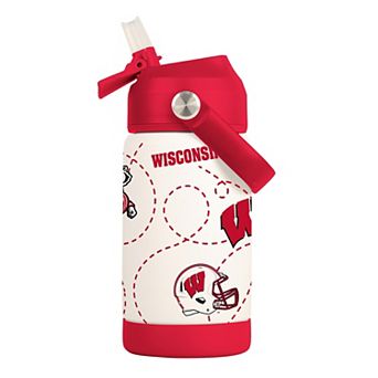 Logo Brands Wisconsin Badgers 12oz. Mascot Bottle