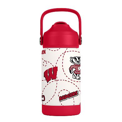 Logo Brands Wisconsin Badgers 12oz. Mascot Bottle