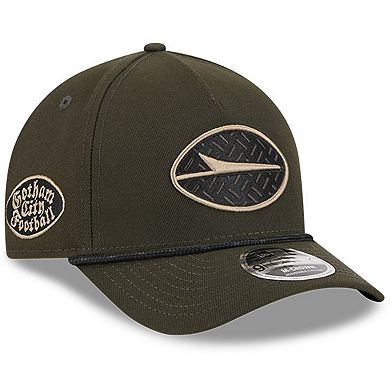 Youth New Era Gotham Green New York Jets 2025 Rivalries Collection 9FORTY A-Frame Adjustable Hat