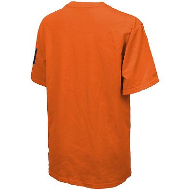 Women's Majestic Threads Tarik Skubal Orange Detroit Tigers Oversized Name & Number T-Shirt