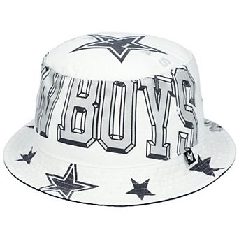 Women's '47 White Dallas Cowboys Energize Bucket Hat