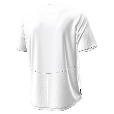 Men's Under Armour White Notre Dame Fighting Irish Sideline Knockout T-Shirt