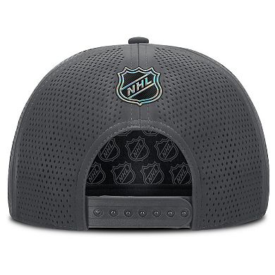 Men's Fanatics Charcoal Vegas Golden Knights Authentic Pro Rink Adjustable Hat