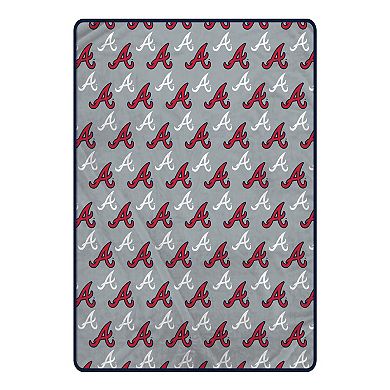 Pegasus Atlanta Braves 66" x 95" Oversized Logo Roll Ultra Cozy Blanket