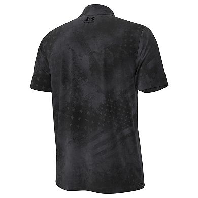 Men's Under Armour Black South Carolina Gamecocks Freedom Collection ArmourFuse Polo