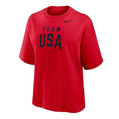 Women's Nike Red Team USA Boxy T-Shirt