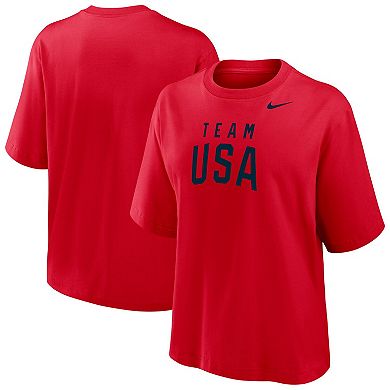 Women's Nike Red Team USA Boxy T-Shirt