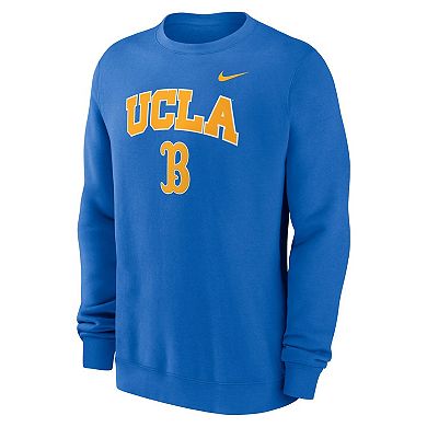 Men's Nike Blue UCLA Bruins Arch Pullover Sweatshirt