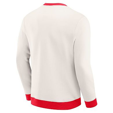 Men's Darius Rucker Collection by Fanatics Cream San Francisco 49ers Colorblock Pullover Sweatshirt