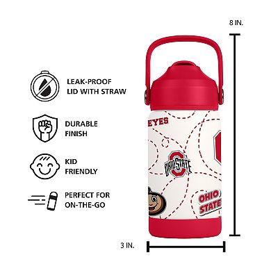Logo Brands Ohio State Buckeyes 12oz. Mascot Bottle