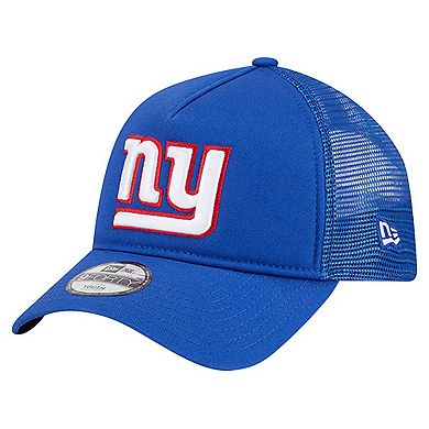 Toddler New Era Royal New York Giants Main 9FORTY A-Frame Trucker Adjustable Hat