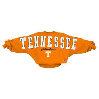 Women's Pressbox Tennessee Orange Tennessee Volunteers Flannigan Oversized Dolman Pullover Sweatshirt