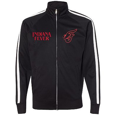 Unisex round21 Black Indiana Fever Stranger Things Hawkins Full-Zip Track Jacket