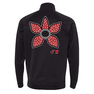 Unisex round21 Black Indiana Fever Stranger Things Hawkins Full-Zip Track Jacket