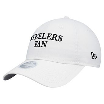Women's New Era White Pittsburgh Steelers Team Fan 9TWENTY Adjustable Hat