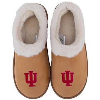 Women's ZooZatz Indiana Hoosiers Teagan Faux Fur Slippers
