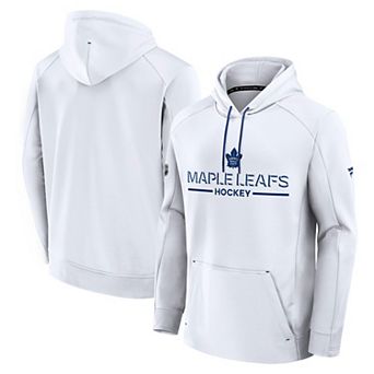 Men's Fanatics White Toronto Maple Leafs Authentic Pro Rink Hoodie