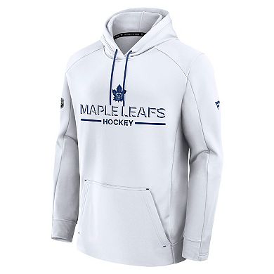 Men's Fanatics White Toronto Maple Leafs Authentic Pro Rink Hoodie