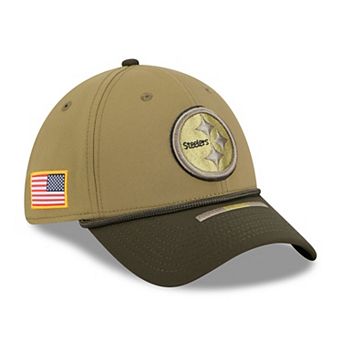 Men's New Era Green Pittsburgh Steelers 2025 Salute to Service 39THIRTY Flex Hat